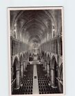 Postcard The interior from the west end Southwark Cathedral London England