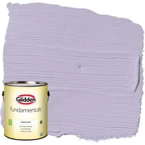 "Glidden Fundamentals Interior Paint Wild Lilac / Purple, Flat, 1 Gallon" - Picture 1 of 8