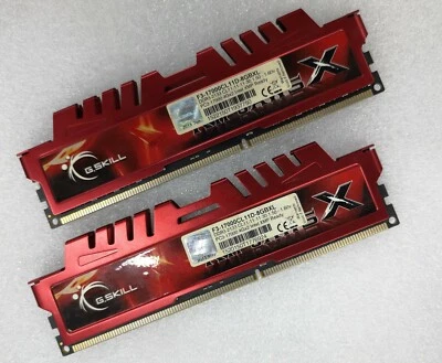 G.SKILL 2 x 4GB DDR3 2133 Desktop DIMM RAM PC3-17000 RipjawsX 240pin - Image 1 of 4
