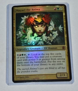 1x Oversized - Mayael the Anima - Foil - Commander Arsenal IN TOPLOADER - Picture 1 of 4