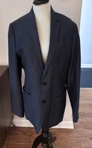 Banana Republic Men's Unlined, Unstructured Denim Twill Blazer Size 40R - Picture 1 of 9