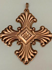 1973 REED & BARTON 925 STERLING SILVER ANNUAL CHRISTMAS CROSS ORNAMENT