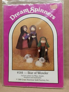 Dream Spinners 144 Patrón de costura para muñecas de la Natividad STAR OF WONDER - UNCUT - Imagen 1 de 1