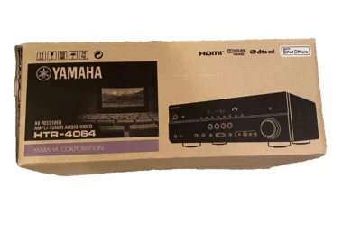 Yamaha HTR-4064 Black 5.1 Channel AV Home Theater Surround Sound Receiver - Image 1 of 3