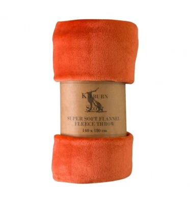 Kilburn  Scott Super Soft Throw 140cm x 180cm choose from 3 colours - Image 1 of 2