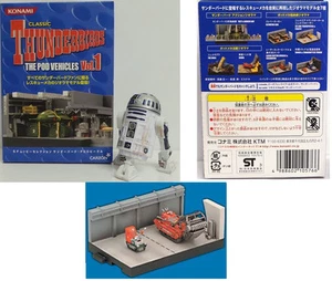 THUNDERBIRDS: MODELOS DE VEHÍCULO CORTADOR LÁSER Y EXCAVADORA HECHOS POR KONAMI (XP) - Imagen 1 de 1