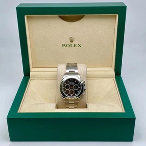 Reloj automático Rolex Daytona 116520 acero esfera índice negro para hombre - Imagen 1 de 8