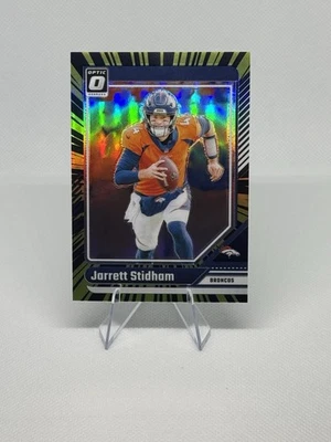 2024 Panini Donruss Optic Electricity #57 Jarrett Stidham 61/75 Denver Broncos - Image 1 of 2