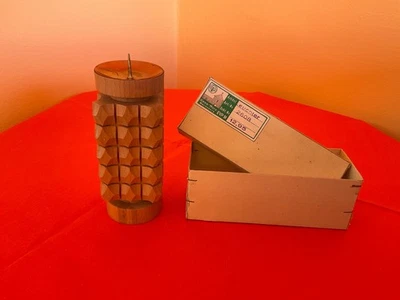 DDR Kerzenständer Expertic Erzgebirge Handarbeit Sammler 60er70er unbenutzt OVP - Bild 1 von 4