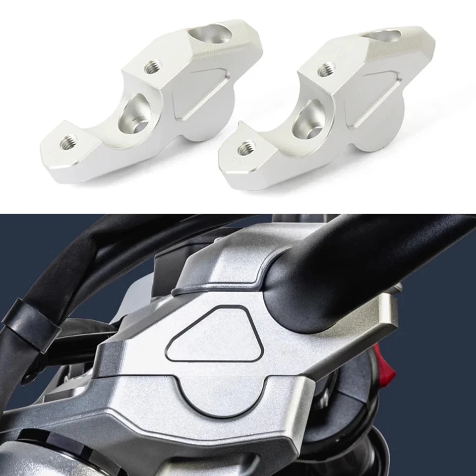 For BMW R1300GS Adv Motorcycle Handlebar Riser Bar Mount Handle Clamp Kit 2023- - Image 1 of 4