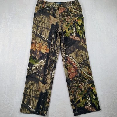 Mossy Oak Youth Camouflage Camo Hunting Pants Size Large (30x29) Stretch Waist - Image 1 of 4