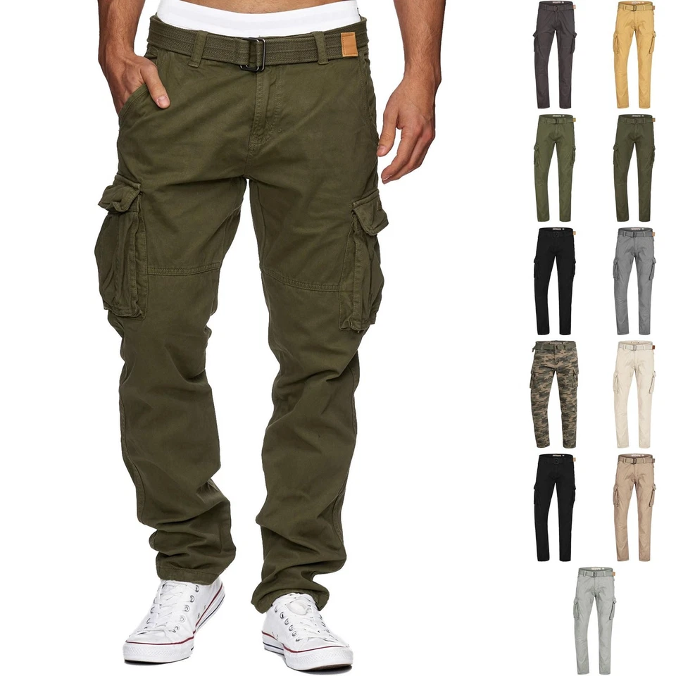 Indicode Herren Cargohose William-Freizeithose Cargo Pants Outdoor Hose Männer - Bild 1 von 1