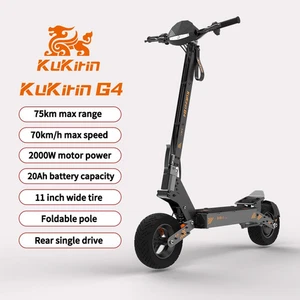 11 Zoll Elektroroller Klappbar 60V 20AH Offroad E-Scooter 75KM 150KG KUKIRIN G4 - Bild 1 von 23