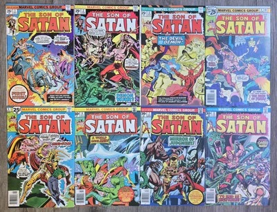 THE SON OF SATAN #1-8 COMIC BOOKS COMPLETE RUN (MARVEL,1975-77) BRONZE AGE - - Image 1 of 4