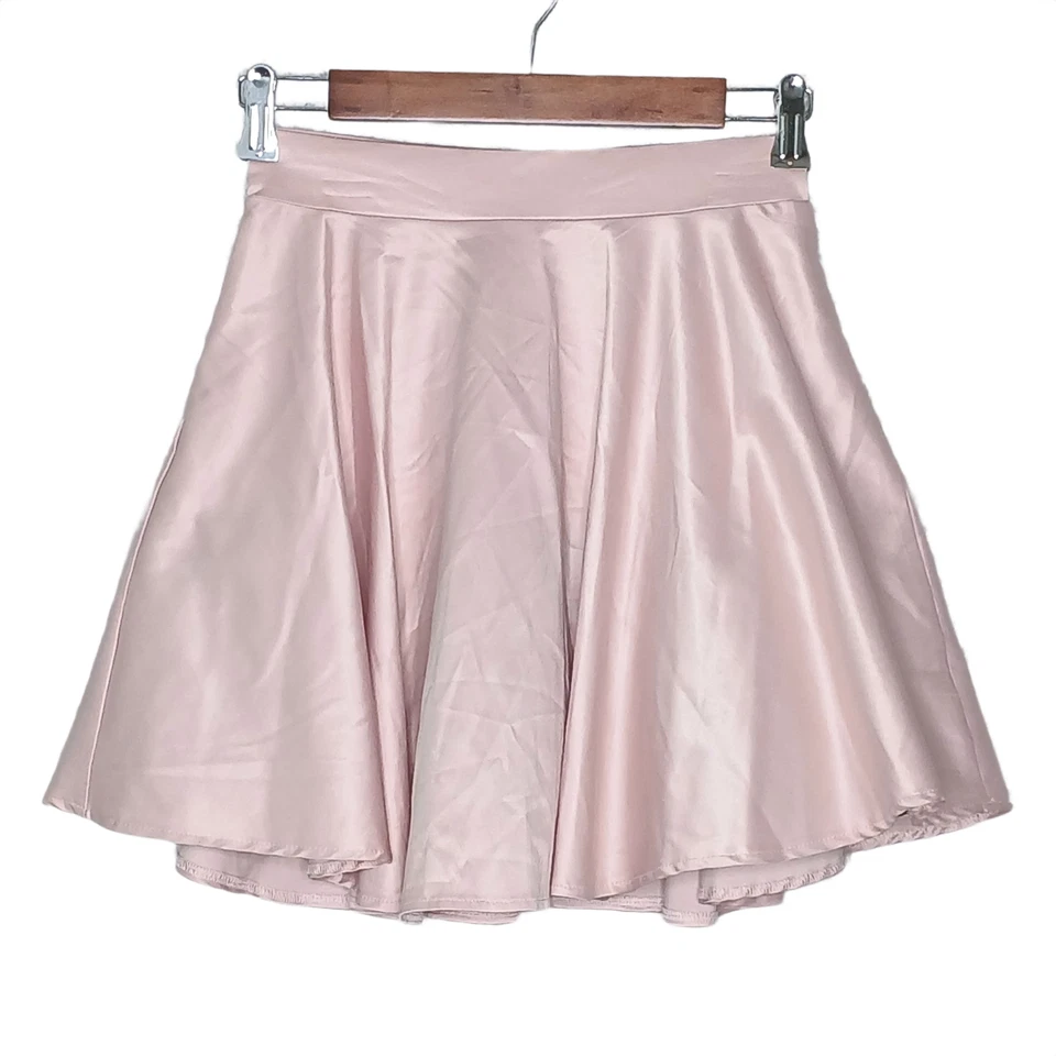 City треугольники женщин круг мини юбка размер 5 розовый с подкладкой отражающий мерцание - Изображение 1 из 4