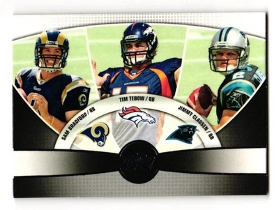2010 Topps Prime 3rd Quarter #3Q-12 Sam Bradford / Tim Tebow / Jimmy Clausen - Image 1 of 2