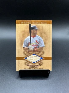 2001 UPPER DECK ALBERT PUJOLS GAME USED BAT INTERNATIONAL COLLECTION ROOKIE RC - Picture 1 of 2