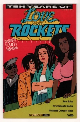 Ten Years of Love and Rockets  JAIME GILBERT HERNANDEZ 1992 FINE - Image 1 of 4