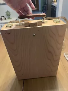 Wooden Storage Box Fold-Up Drawing Easel Art Supplies - Picture 1 of 5