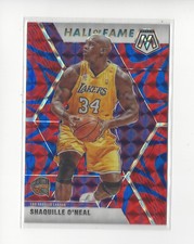2019-20 Mosaic Mosaic Blue Reactive #281 Shaquille O'Neal (Hall of Fame) Lakers