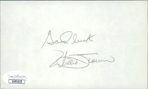 Willie Brown Oakland Raiders Signed 3x5 Index Card JSA Authenticated - Picture 1 of 2