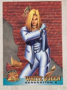 #38 WEISSE QUEEN EMMA FROST 1996 Fleer Marvel X-Men Walmart exklusiv ANDY KUBERT - Bild 1 von 2