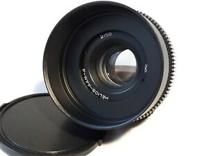 HELIOS 44  2/58mm Anamorphic  Bokeh Cine mod lens Canon EF mount