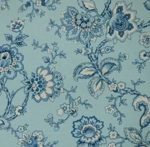 END OF SUMMER 6 DRAPES Paris Apartment Remarkable Waterfall or Prussian Blue - Picture 1 of 3