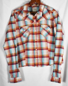 Roper Junior XL Western Shirt Short Waist Length Top Pearl Snap (Womens Small) - Picture 1 of 3