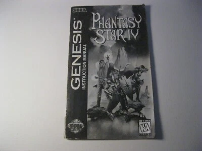 Phantsy Star IV Sega Genesis instruction manual only - Image 1 of 2