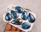 Rare Quality Shattuckite Gemstone Silver Plated Pendant For Resale 50 Pieces