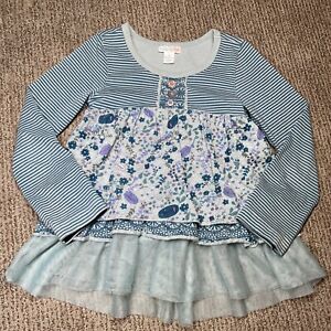 Naartjie Toddler Girl's Shirt 4 Boutique Ruffle Top