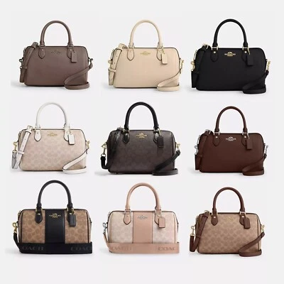 NWT Coach Rowan Satchel In Signature Canvas 2025 CV961/CV962/CS185 - Image 1 of 4