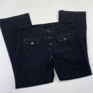 Vintage Ralph Lauren Corduroy Flare Leg Pants Size 4 (31x27.5) Button Front - Picture 1 of 12