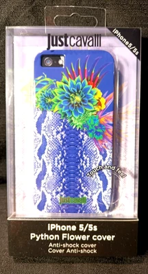 Cubierta antichoque Just Cavalli multicolor "flor de pitón" para iPhone 5/5S Foto 1 de 4