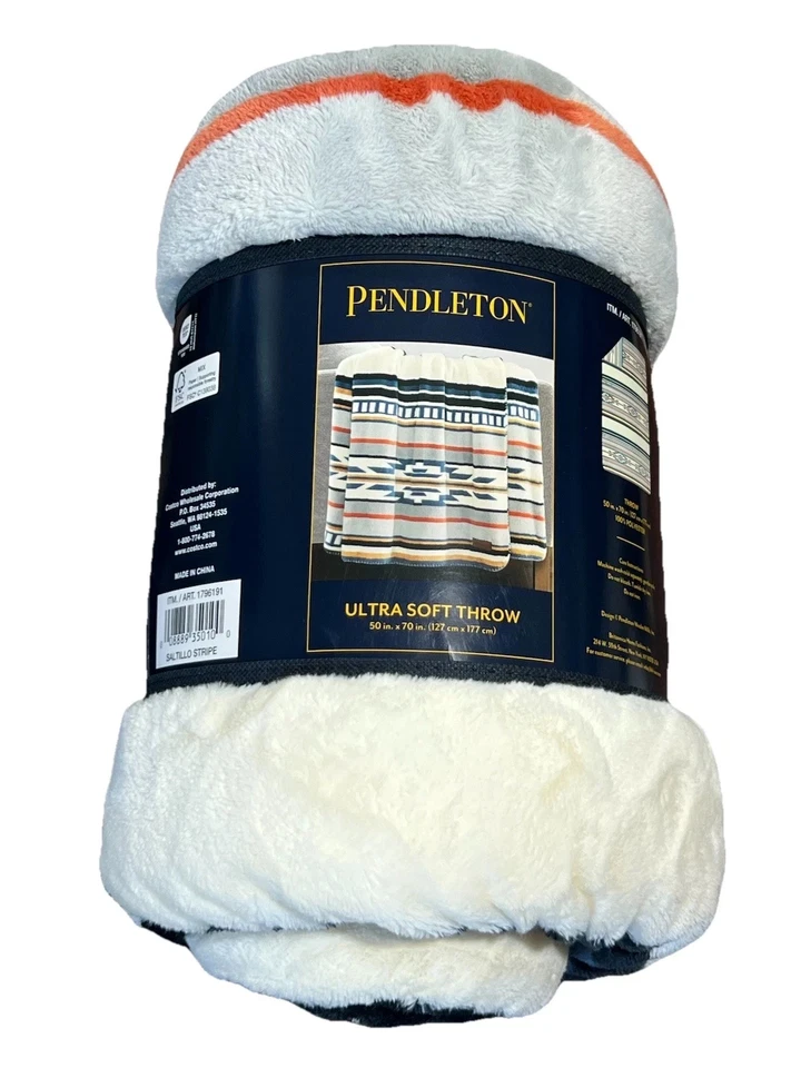 PENDLETON Ultra Suave Sherpa Vellón Felpa Tiro 50" x 70" Foto 1 de 1