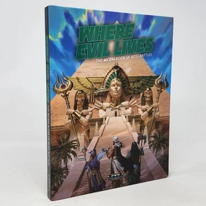 Where Evil Lives MCDM Book Of Boss Battles RPG Supplement HC Pre-owned - Picture 1 of 17