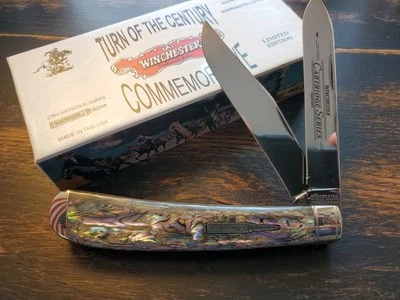 Winchester 28105 Pacific Abalone Jumbo Trapper 2000 #203 serie de cartuchos raro Foto 1 de 4