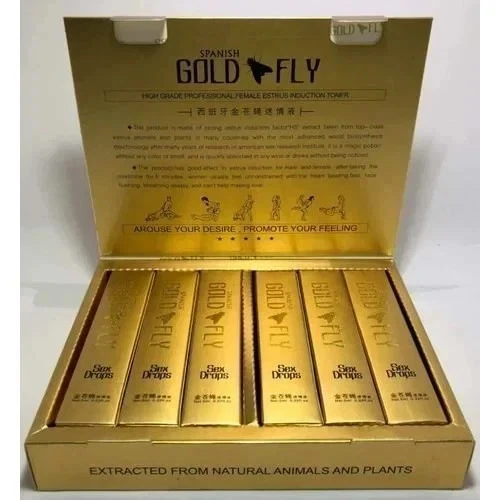 12 x Spanish Golden Fly for Women Spanische Fliege 5ml - Image 1 of 4