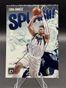 Luka Doncic Splash! Holo Refractor #4 Donruss Optic 2022 NBA Dallas Mavericks - Imagen 1 de 4