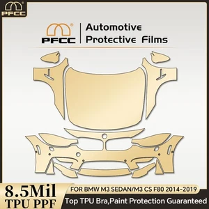 For BMW M3 Sedan/CS F80 2014-2019 Full Front Precut Paint Protection Film - Picture 1 of 19