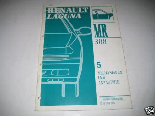 Manual De Taller Renault Laguna Componentes, 1993 - Imagen 1 de 1