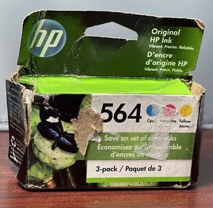 👉🏾👉👉🏾🌟 HP 564 Ink Cartridge - 3 Pack ✅ FREE SHIPPING 🇺🇸✈️ - Picture 1 of 4