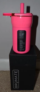 Brumate LEAP Kinder Auslaufsichere Trinkflasche 12oz Neon Pink - Brandneu - Bild 1 von 6