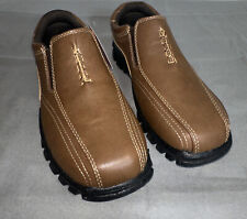 Deer Stags Comfort Footwear Boys' Slip-On Brown Casual Shoes Size 2.5M New