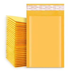 Kraft Bubble Mailers Padded Bubble Shipping Envelopes 8'' X 14''-20PCS - Picture 1 of 1