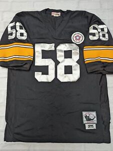 Mitchell & Ness NFL Pittsburgh Steelers Jersey 58 Lambert Size XL in Black