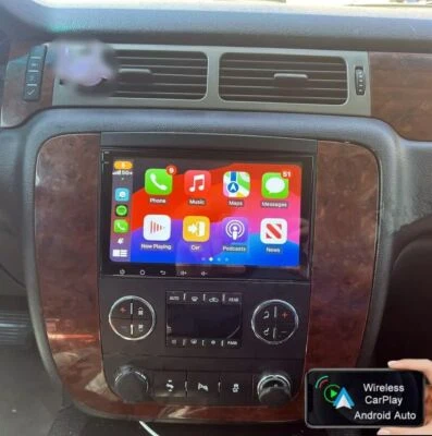 NEW 8" Car Stereo Radio Android Navigation 2+32GB For Chevrolet Silverado & GMC - Image 1 of 4