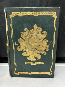Atemberaubendes illustriertes altes Buch: Tom Browns Schulzeit (1896!) BC1B - Bild 1 von 15