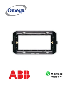 ABB ELOS SERIE COMPLETA -INTERRUTTORE -PULSANTE-BIPRESA-SUPPORTO-COPRIFORO